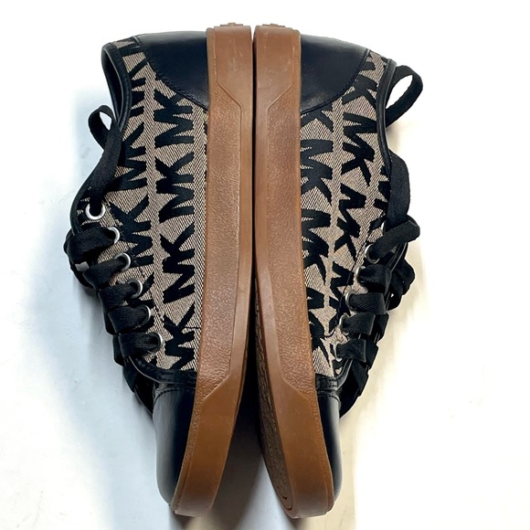 Michael Kors Women’s Lace Up Leather Sneakers Size 6.5M Round Toe - Picture 11 of 15